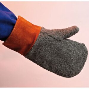 MOUFLES KERMEL MANCH.CUIR IGNIF DOUBLE