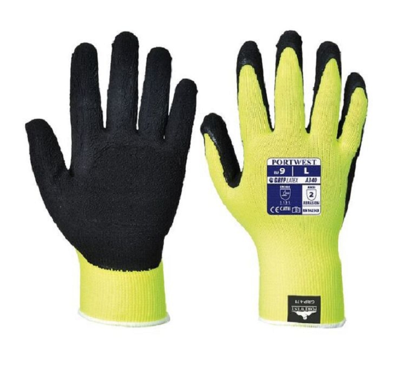 GANTS NYLON ENDUIT LATEX HV A340 S ? XL