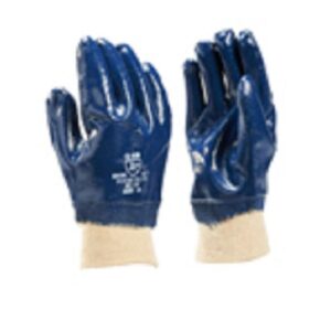 GANTS NBR BLEU TOUT ENDUIT MANCH TRICOT