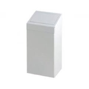 POUBELLE 50L METAL BLC 22.80.00
