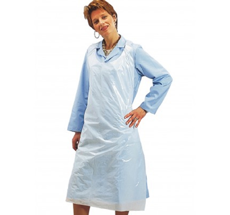 TABLIERS PE BLANC 100PCS 125X80