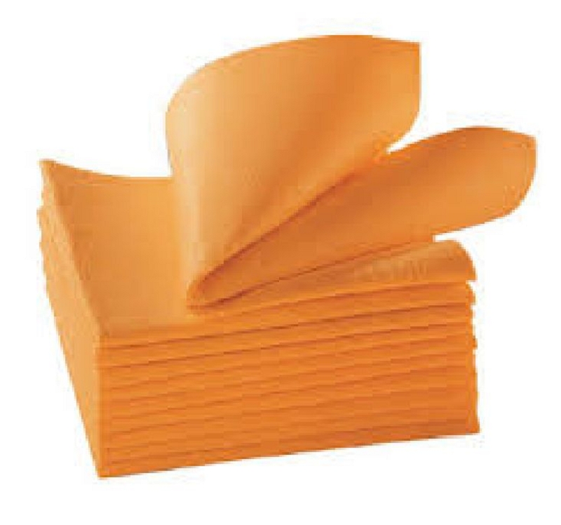 TORCHON SYNTHETIQUE ORANGE 70X60